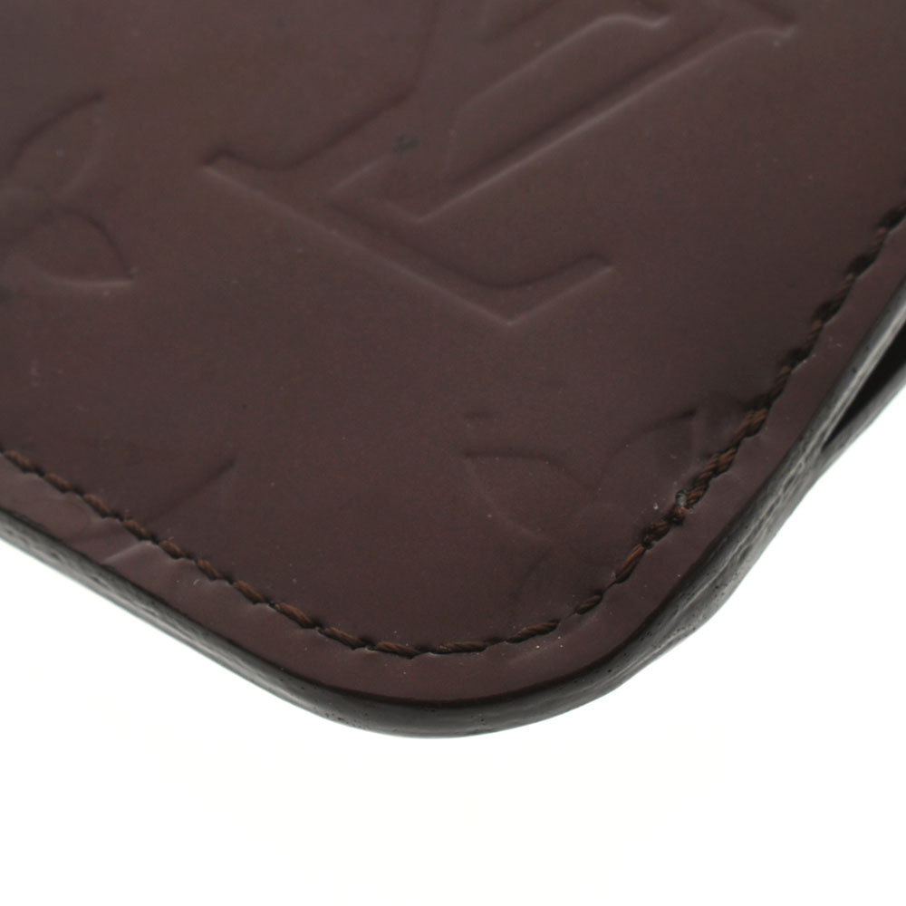 Louis Vuitton Vernis Patent Pochette NM Amarante Purple Wallet - Picture 7 of 12